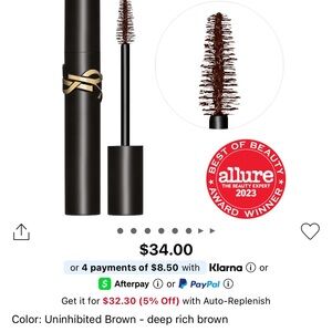 YSL lash clash mascara